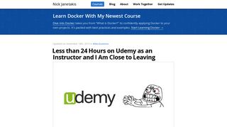 Less than 24 Hours on Udemy as an Instructor and I Am Close to ...