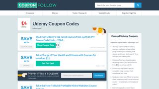 Udemy.com Coupon Codes 2019 (90% discount) - February promo ...