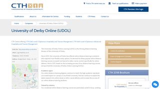 University of Derby Online (UDOL) - Confederation of Tourism and ...