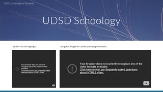 UDSD Schoology for Students - Google Sites
