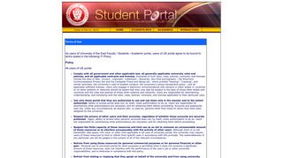 Students Portal - University of the East