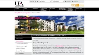 University Accommodation for Students - UEA