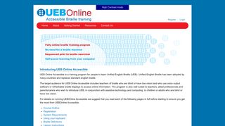 UEBOnline Accessible | UEB Accessible Braille Training
