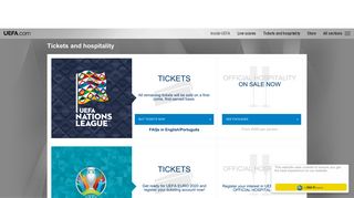 Tickets and hospitality - UEFA.com