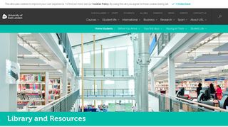 Library and Resources - University of East London (UEL)