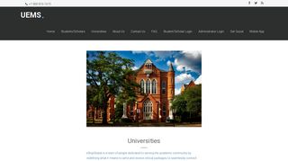 Universities - UEMS | Student Shipping