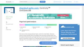 Access shandsuf.apihc.com. Centricity™ ShiftSelect®