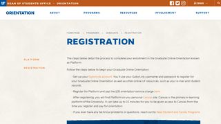 Registration - UF Orientation