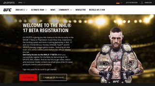 the NHL® 17 Beta Registration - EA Sports