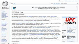 UFC Fight Pass - Wikipedia