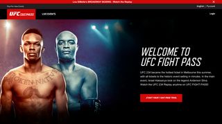 UFC® FIGHT PASS™ - Watch LIVE and on-demand UFC ... - UFC.tv
