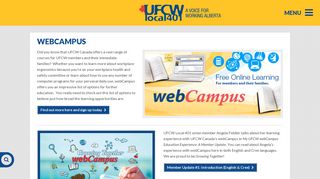 webCampus | UFCW Local 401
