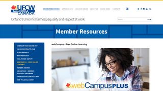 webCampus – Free Online Learning - UFCW Canada Local 1006A