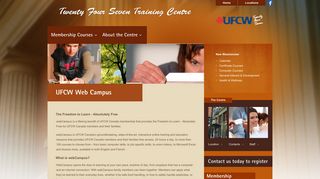 UFCW 247 Training Centre - UFCW Web Campus