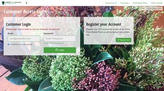 UFG Customer Access: Login - United Flower Growers