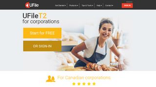 Corporate Tax Software Canada Online for T2 Returns | UFileT2