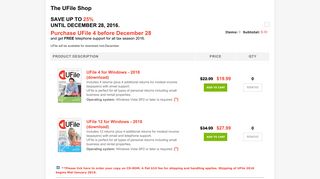 UFile 4 for Windows - The UFile Shop