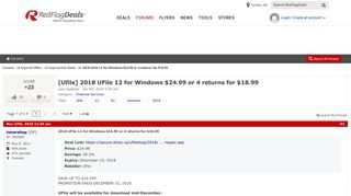 [Ufile] 2018 UFile 12 for Windows $24.99 or 4 returns for $18.99 ...