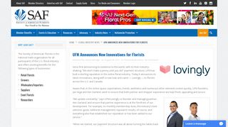 UFN Announces New Innovations for Florists | Society of American ...