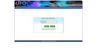 Login For UFO Site Entry