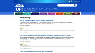 Membership | United Federation of Teachers - UFT
