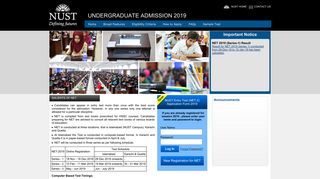 Undergraduate Admission 2019