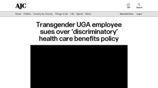 Transgender UGA employee sues over 'discriminatory' - AJC.com