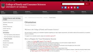 Transfer Students | Orientation | Student Success and Advising Center ...