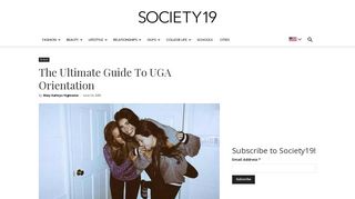 The Ultimate Guide To UGA Orientation - Society19
