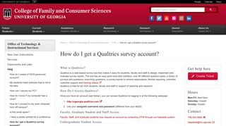 How do I get a Qualtrics survey account? | FAQ | Office of Technology ...