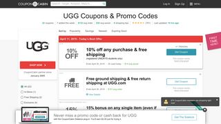 15% Off UGG Coupons & Coupon Codes - February 2019