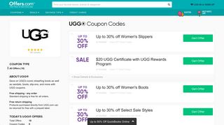 30% off UGG® Coupon Codes & Coupons + Free Shipping 2019