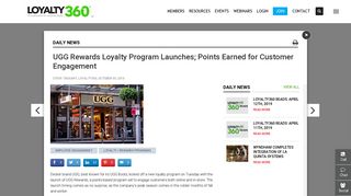 Loyalty360 - UGG Rewards Loyalty Program Launches; Points Earned ...