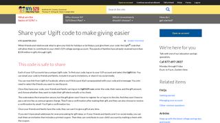 Share your Ugift code to make giving easier | NY 529 Direct Plan