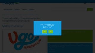Travelport and Ugo Transfers ease ground transport bookings for ...