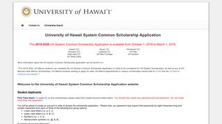 UH System Scholarships
