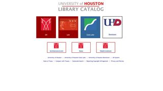 UH Library Catalog