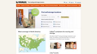 U-Haul rentals: Self storage and portable storage
