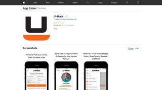 U-Haul on the App Store - iTunes - Apple