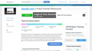 Access uhaulhr.com. U-Haul Human Resources