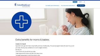 Extra Benefits for moms & babies - UnitedHealthcare Community Plan