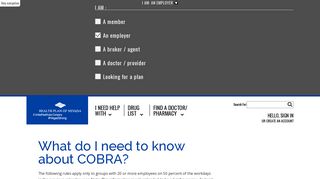 COBRA - Health Plan of Nevada