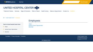 Employees | United Hospital Center - WVU Medicine