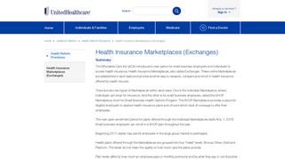 Health Benefit Exchanges | UnitedHealthcare