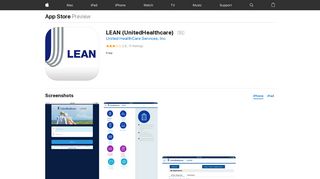 LEAN (UnitedHealthcare) on the App Store - iTunes - Apple
