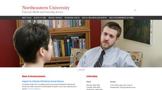 University Health and Counseling Services | | Northeastern University