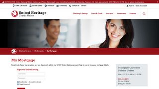 My Mortgage - United Heritage Credit Union
