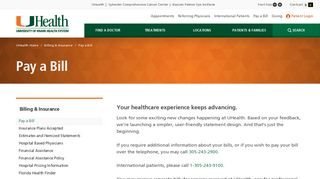 Pay a Bill | University of Miami Health System