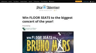 Win FLOOR SEATS to the biggest concert of the year!