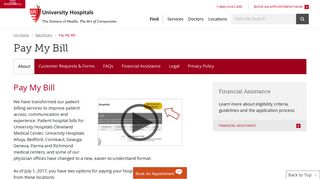 Pay Your Bill | University Hospitals | Cleveland, OH | University Hospitals